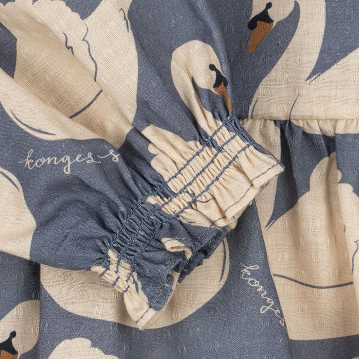 Konges Sløjd Evia Blouse GOTS in Swan - detail