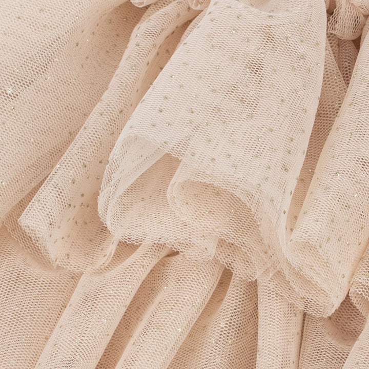 Konges Sløjd Fay Skirt GRS in Bleached Sand - waistband detail