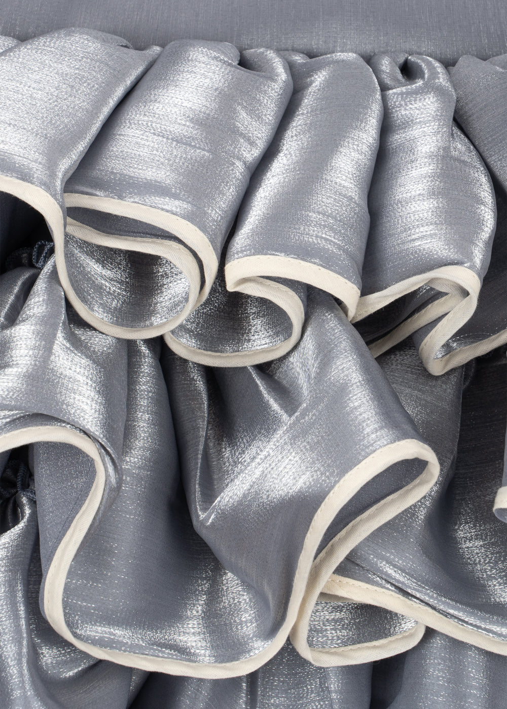 KONGES SLOJD FIA FRILL DRESS GRS: SLEET