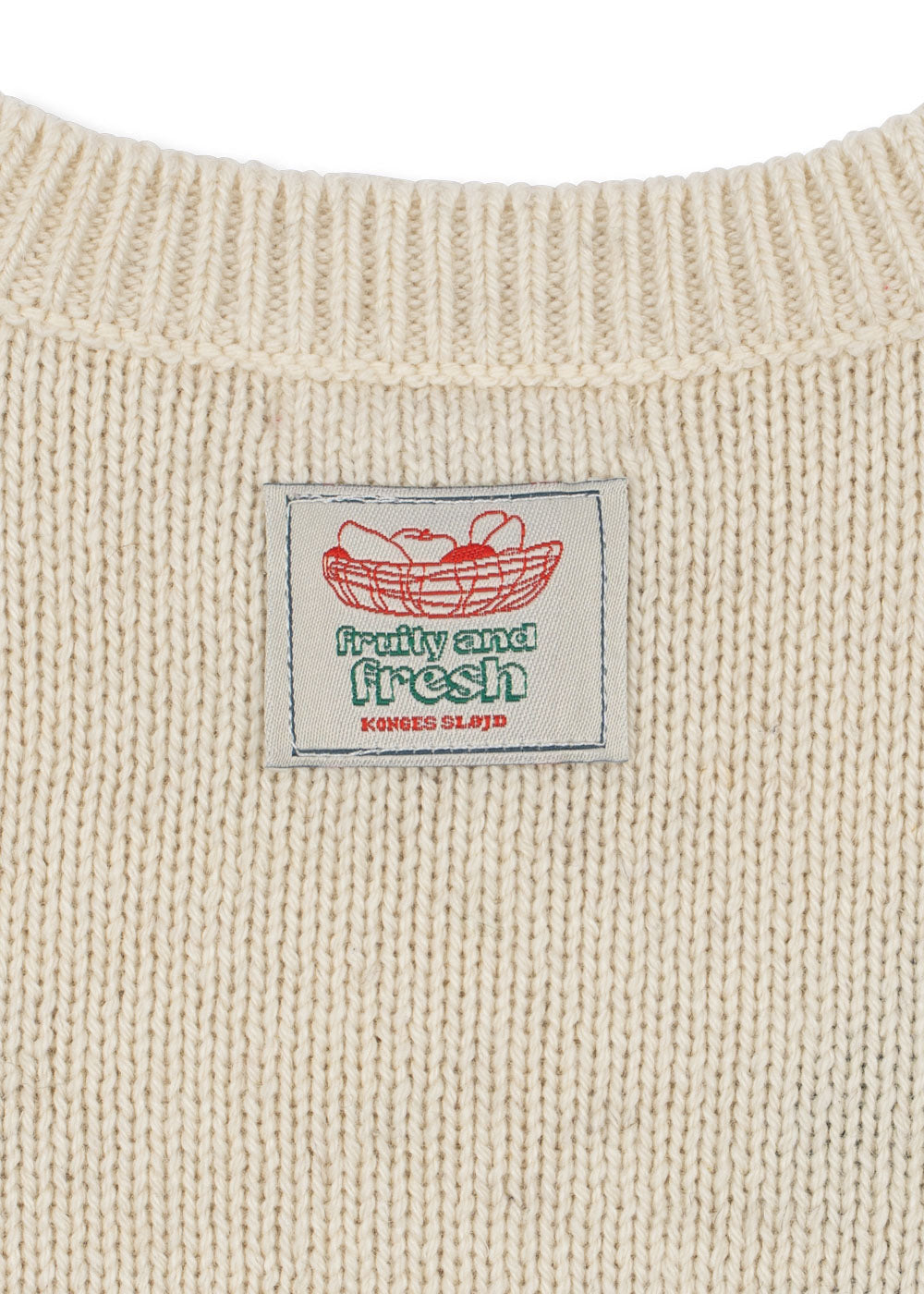 Konges Sløjd Fruity Cardigan Summer Sand - packshot