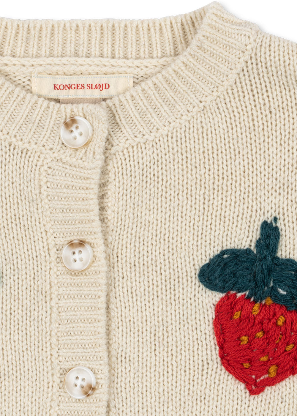 Konges Sløjd Fruity Cardigan Summer Sand - packshot