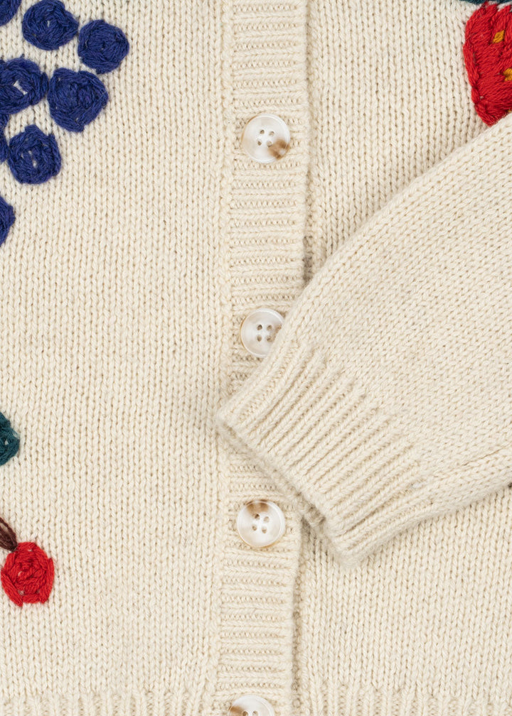 Konges Sløjd Fruity Cardigan Summer Sand - packshot