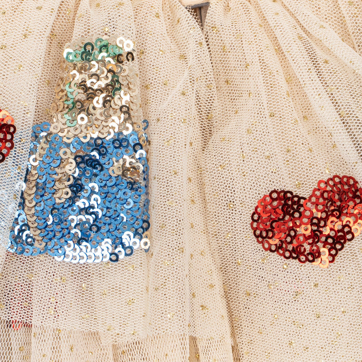Konges Sløjd Glitter Fairy Costume in Bacio - glitter detail