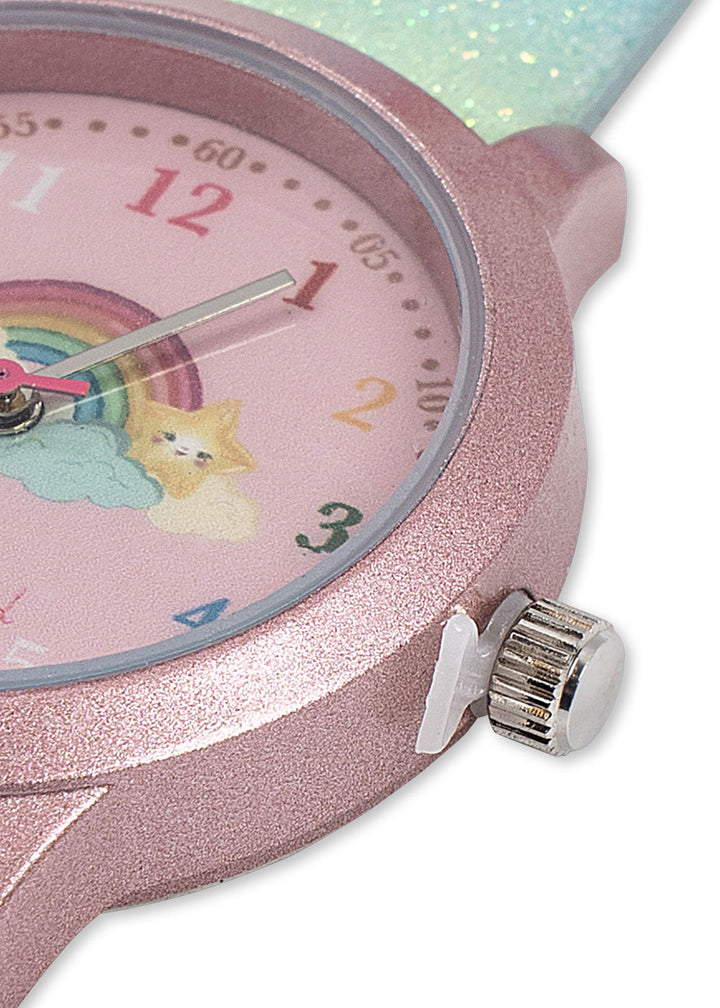 Konges Sløjd Kids Watch Rainbow Glitter - packshot
