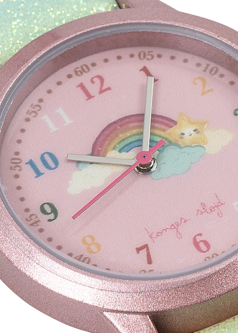 Konges Sløjd Kids Watch Rainbow Glitter - packshot