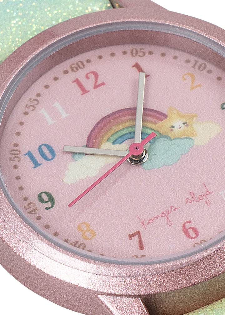 Konges Sløjd Kids Watch Rainbow Glitter - packshot