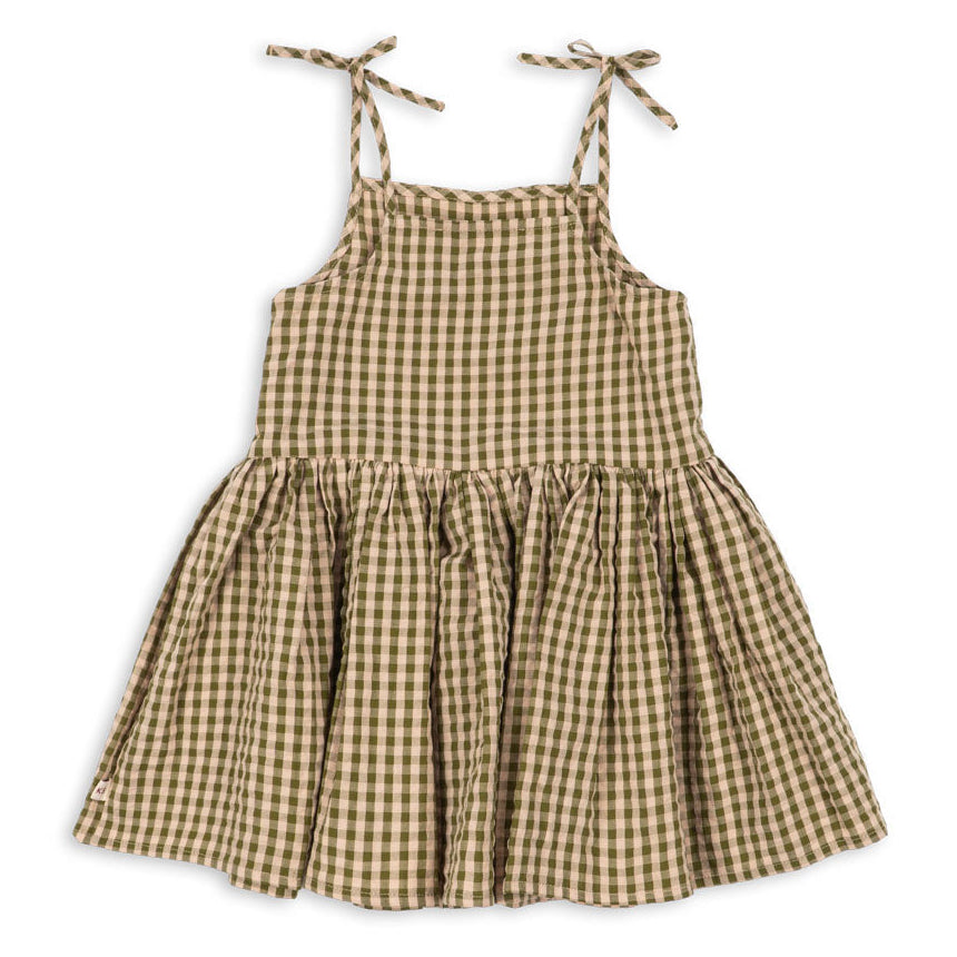 Konges Sløjd Kim Isotta Dress GOTS: Avocado Check