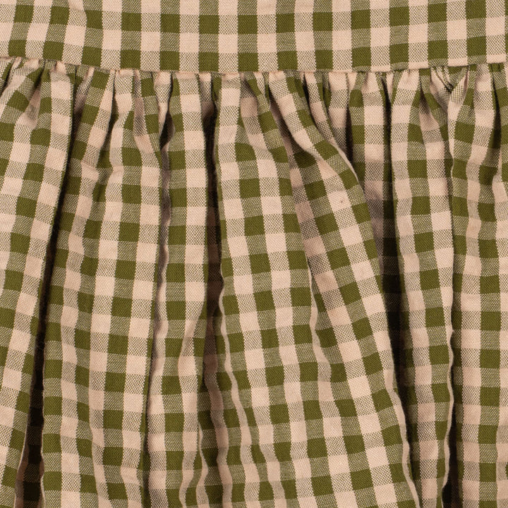 Konges Sløjd Kim Isotta Dress GOTS: Avocado Check