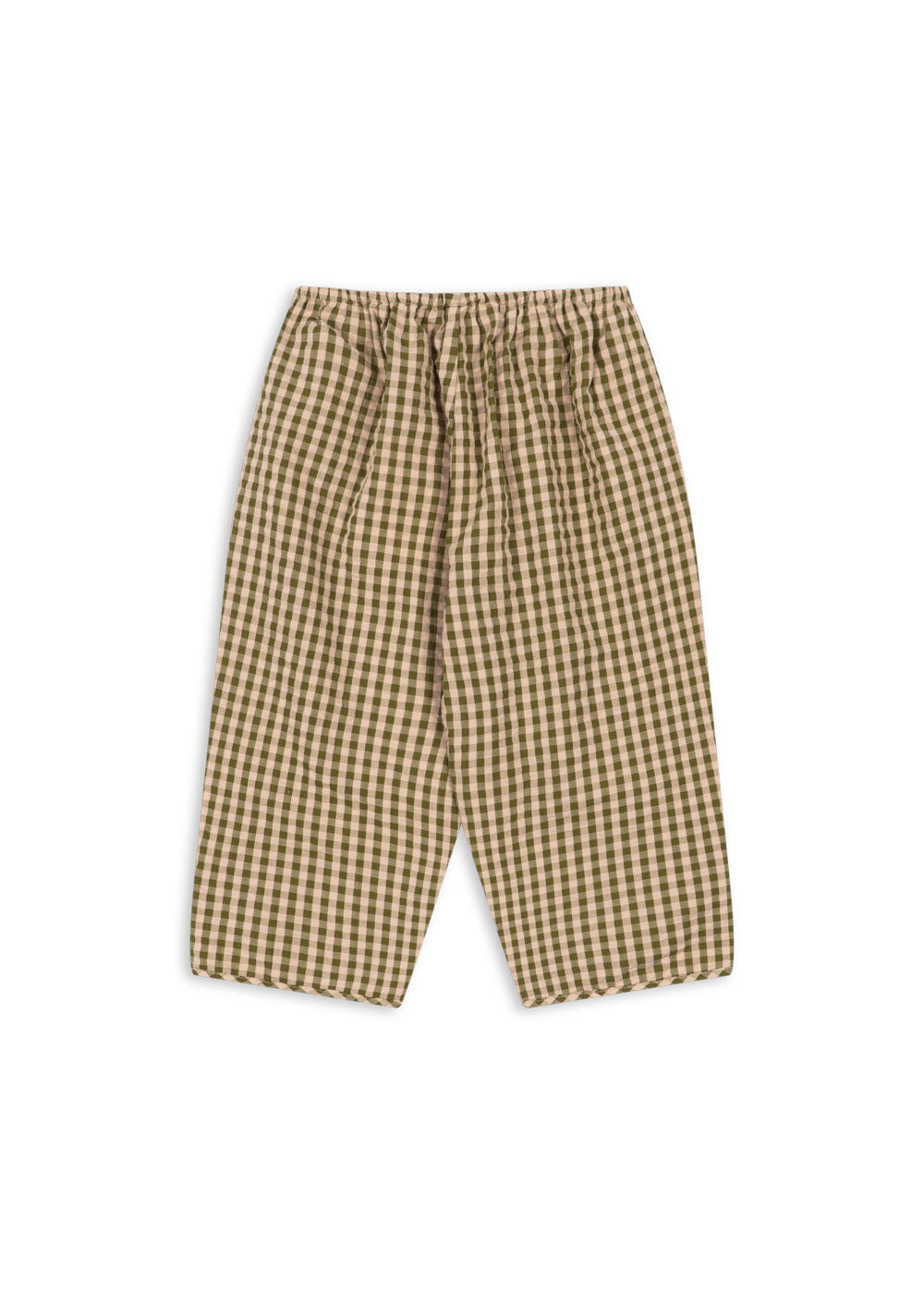 Konges Sløjd Kim Slit Pants GOTS: Avocado Check