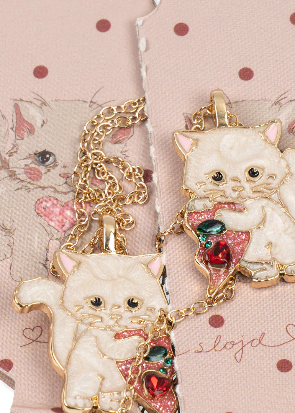 Konges Sløjd Kitty Bestie Necklace Gold - packshot