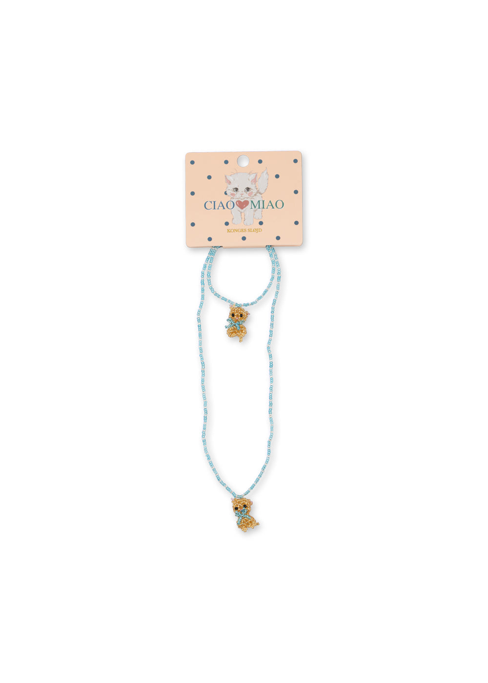 Konges Slojd Kitty Necklace And Bracelet Set