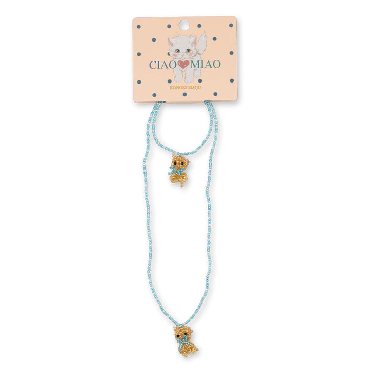 Konges Slojd Kitty Necklace And Bracelet Set