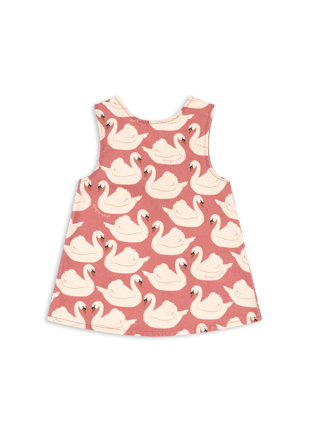 Konges Slojd Magot Bow Dress Swan Rose