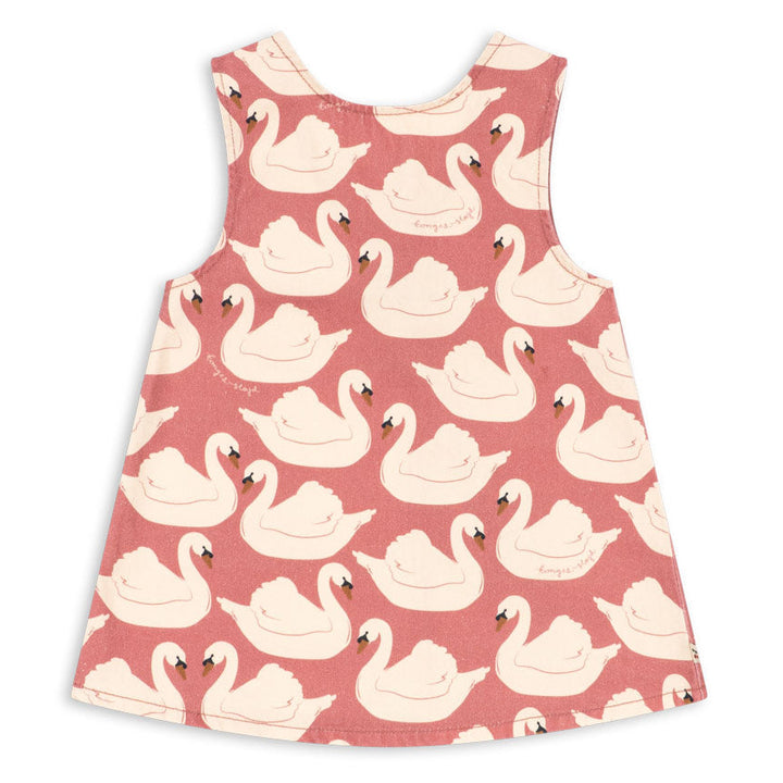 Konges Slojd Magot Bow Dress Swan Rose