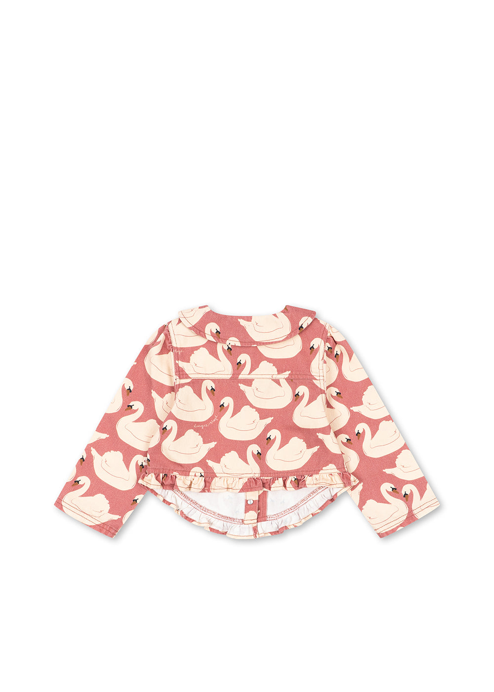 Konges Sløjd Magot Frill Jacket GOTS: Swan Rose