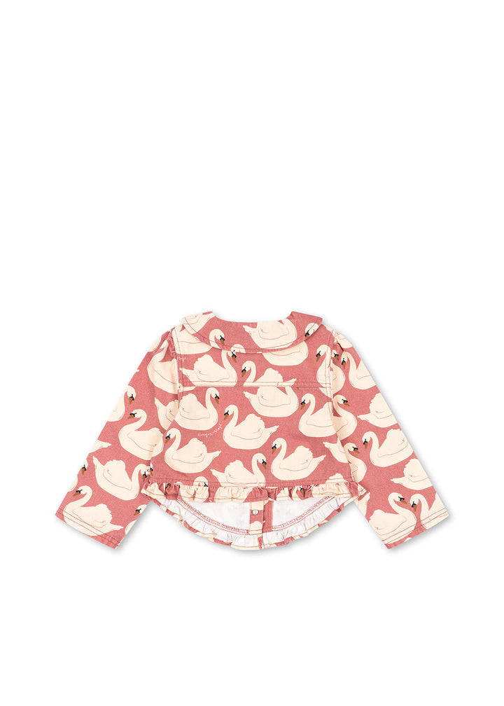 Konges Sløjd Magot Frill Jacket GOTS: Swan Rose