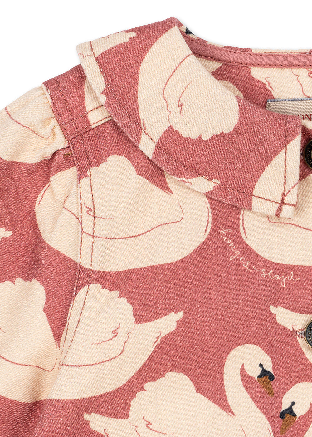 Konges Sløjd Magot Frill Jacket GOTS: Swan Rose