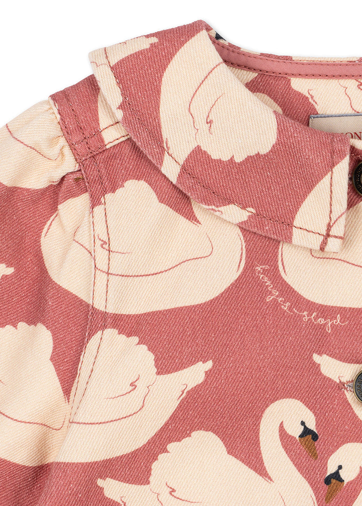 Konges Sløjd Magot Frill Jacket GOTS: Swan Rose