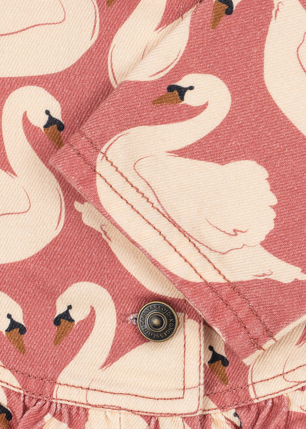 Konges Sløjd Magot Frill Jacket GOTS: Swan Rose