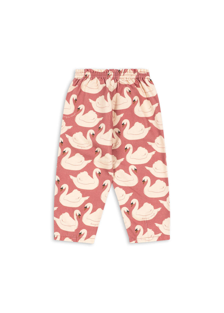 Konges Sløjd Magot Frill Pants GOTS: Swan Rose