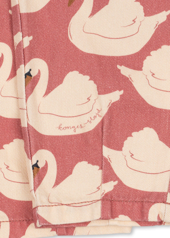 Konges Sløjd Magot Frill Pants GOTS: Swan Rose