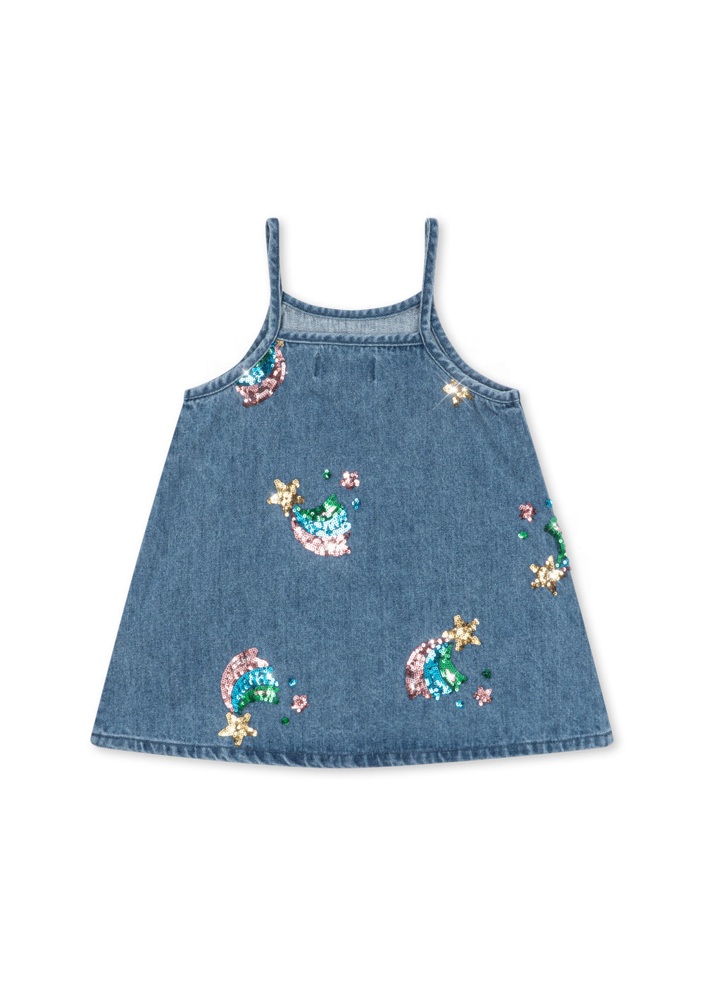 Konges Sløjd Magot Sequin Strap Dress Rainbow Star
