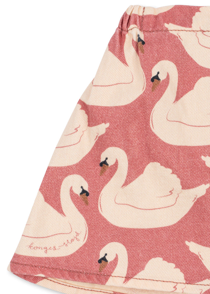 Konges Sløjd Magot Skirt GOTS: Swan Rose - angle 3