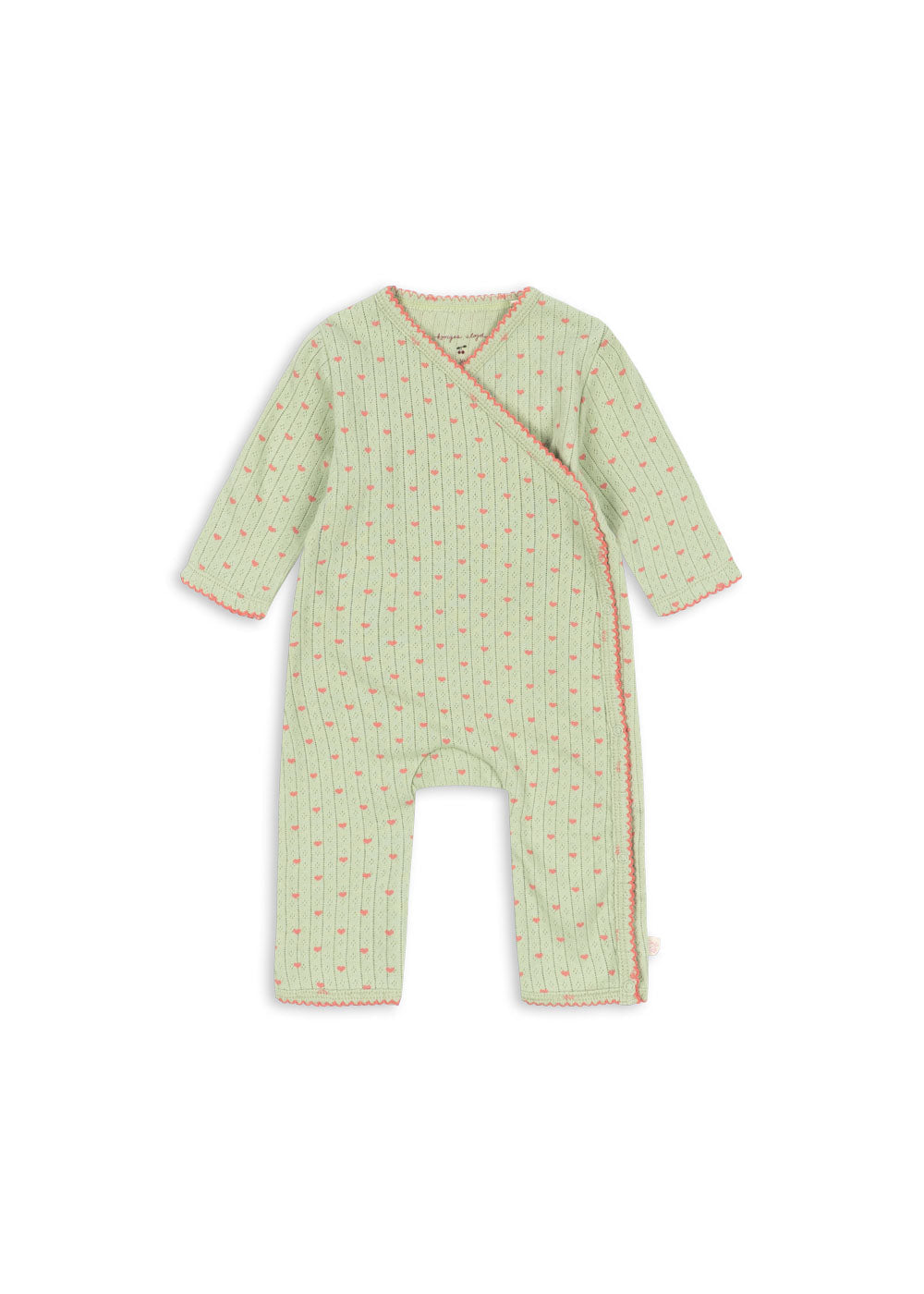 Konges Slojd Minnie Newborn Onesie GOTS Coeur Lint