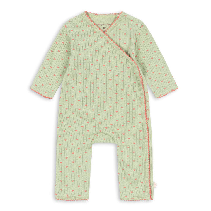 Konges Slojd Minnie Newborn Onesie GOTS Coeur Lint