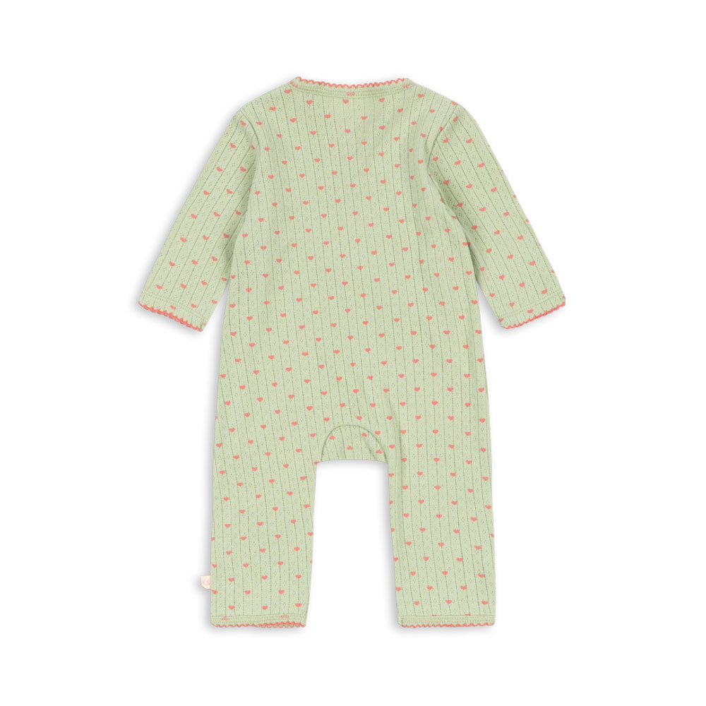 Konges Sløjd Minnie Newborn Onesie GOTS: Coeur Lint - alternate angle