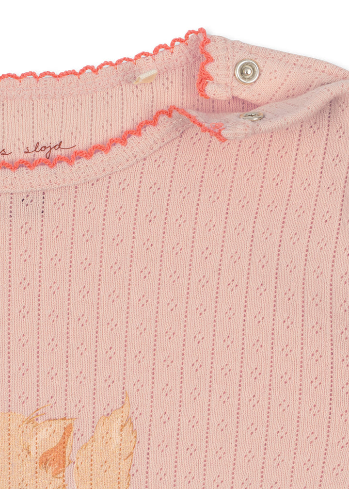 Konges Sløjd Minnie Onesie GOTS: Pale Blush