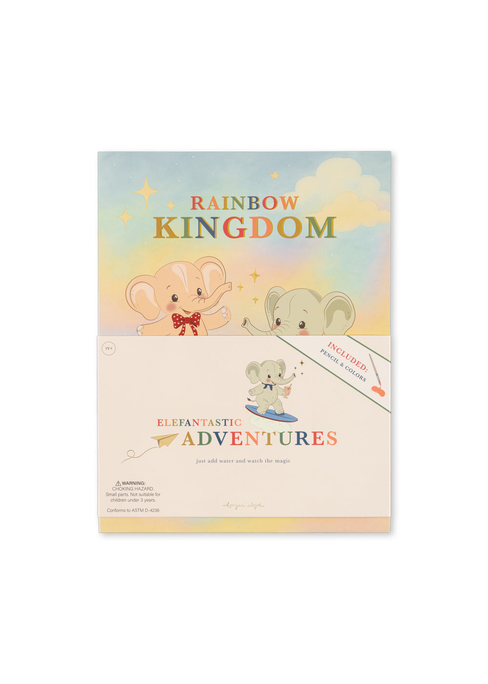 Konges Slojd Rainbow Watercolour Book Multi