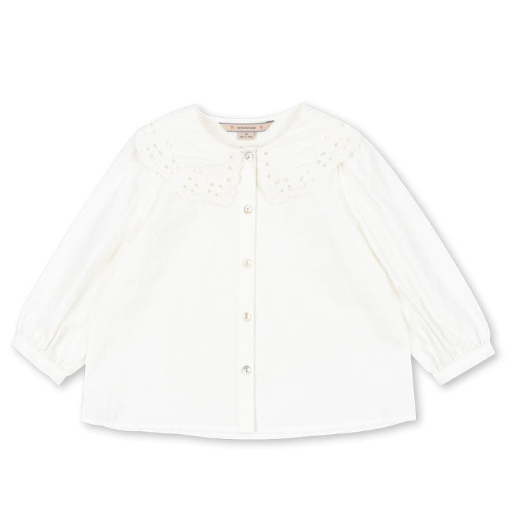 Konges Slojd Rilo Collar Shirt Optic White