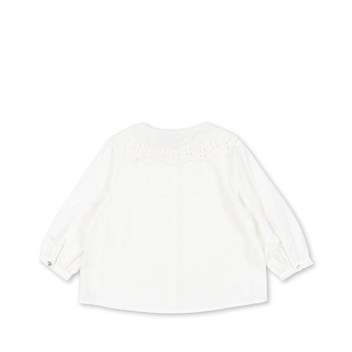 Konges Sløjd Rilo Collar Shirt GOTS: Optic White - alternate angle