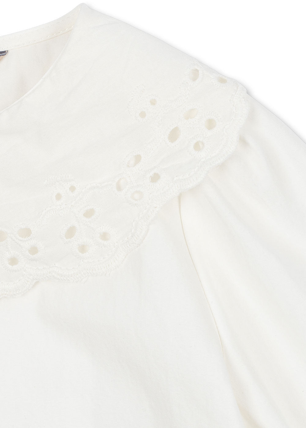 Konges Sløjd Rilo Collar Shirt GOTS: Optic White - angle 4