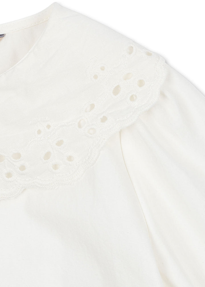 Konges Sløjd Rilo Collar Shirt GOTS: Optic White - angle 4