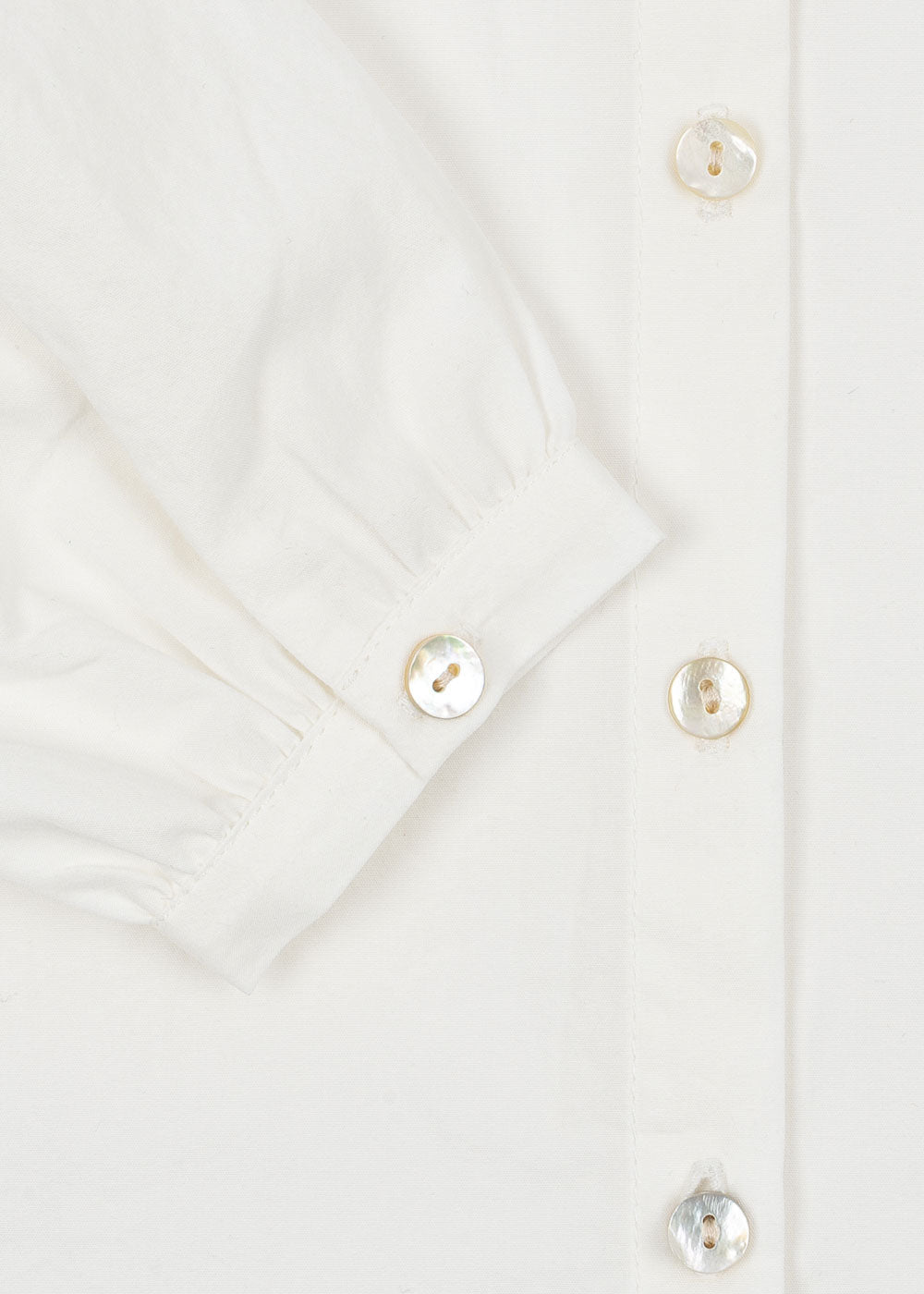 Konges Sløjd Rilo Collar Shirt GOTS: Optic White - angle 5
