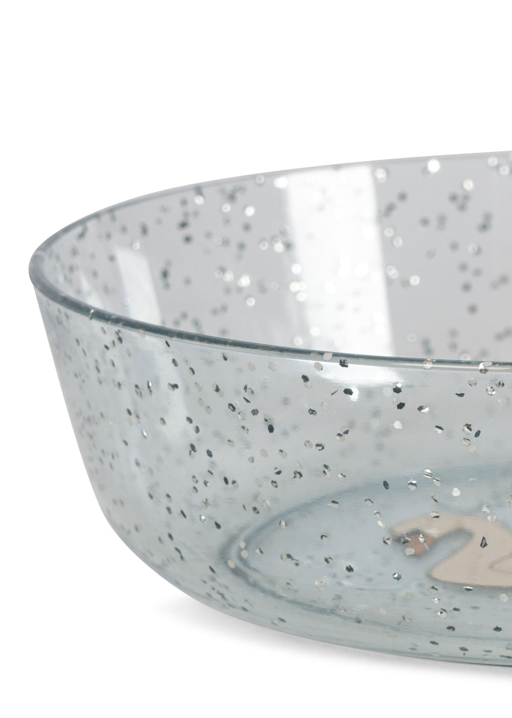 Konges Sløjd Sparkly Dinner Set Swan Blue packshot