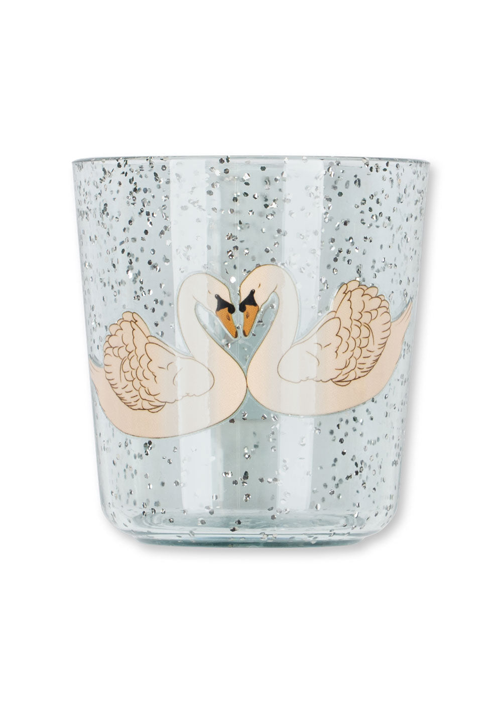 Konges Sløjd Sparkly Dinner Set Swan Blue packshot