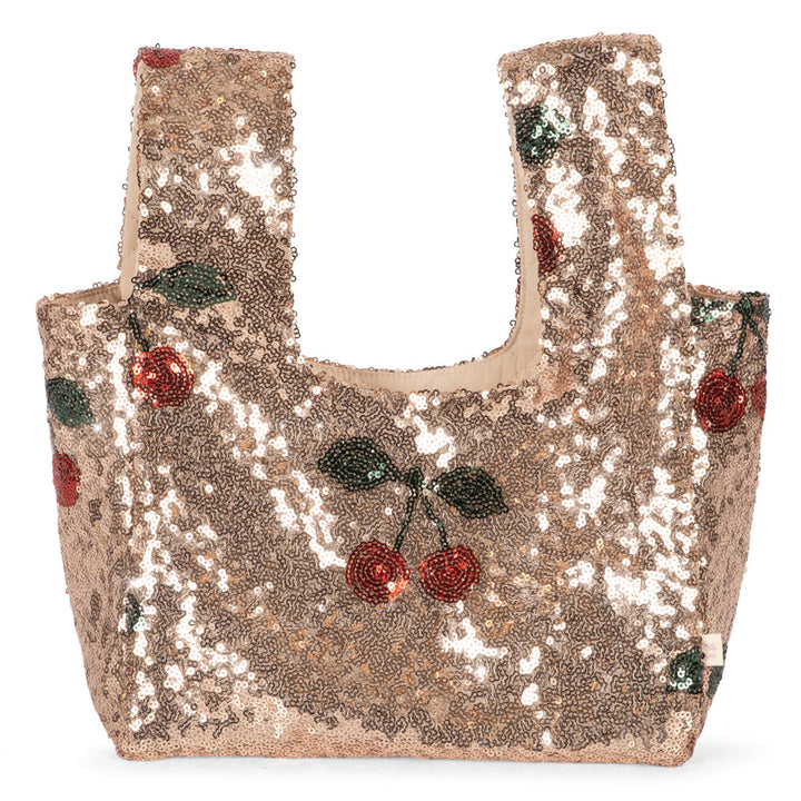 Konges Sløjd Starla Sequin Tote Bag in Ma Grande Cerise Blush