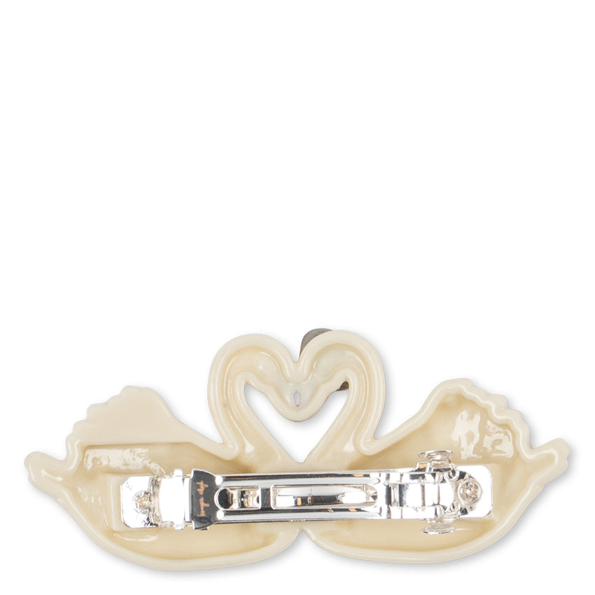 Konges Sløjd Swan Big Hair Clip - swan figure detail