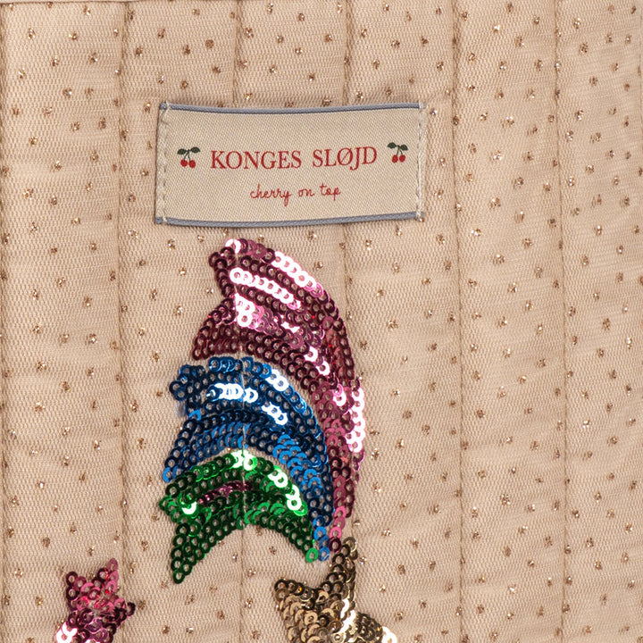 Konges Sløjd Tulle Doll Stroller in Rainbow Star - harness detail