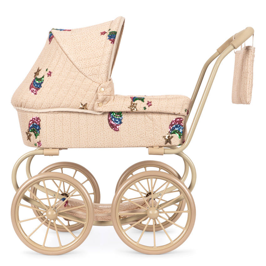 Konges Sløjd Minnie Tulle Doll Pram - side view