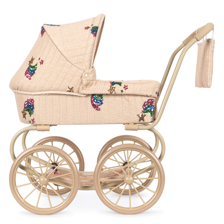 Konges Sløjd Minnie Tulle Doll Pram - side view