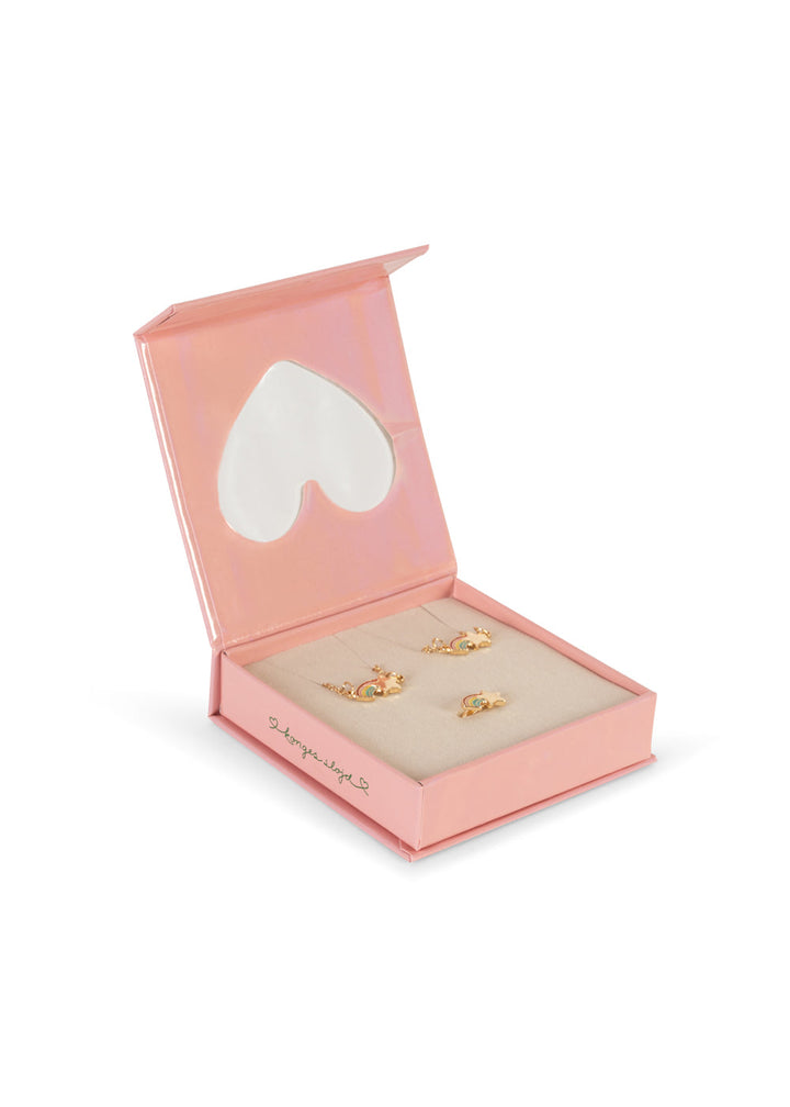 Konges Sløjd Rainbow Star Jewellery Set: Gold