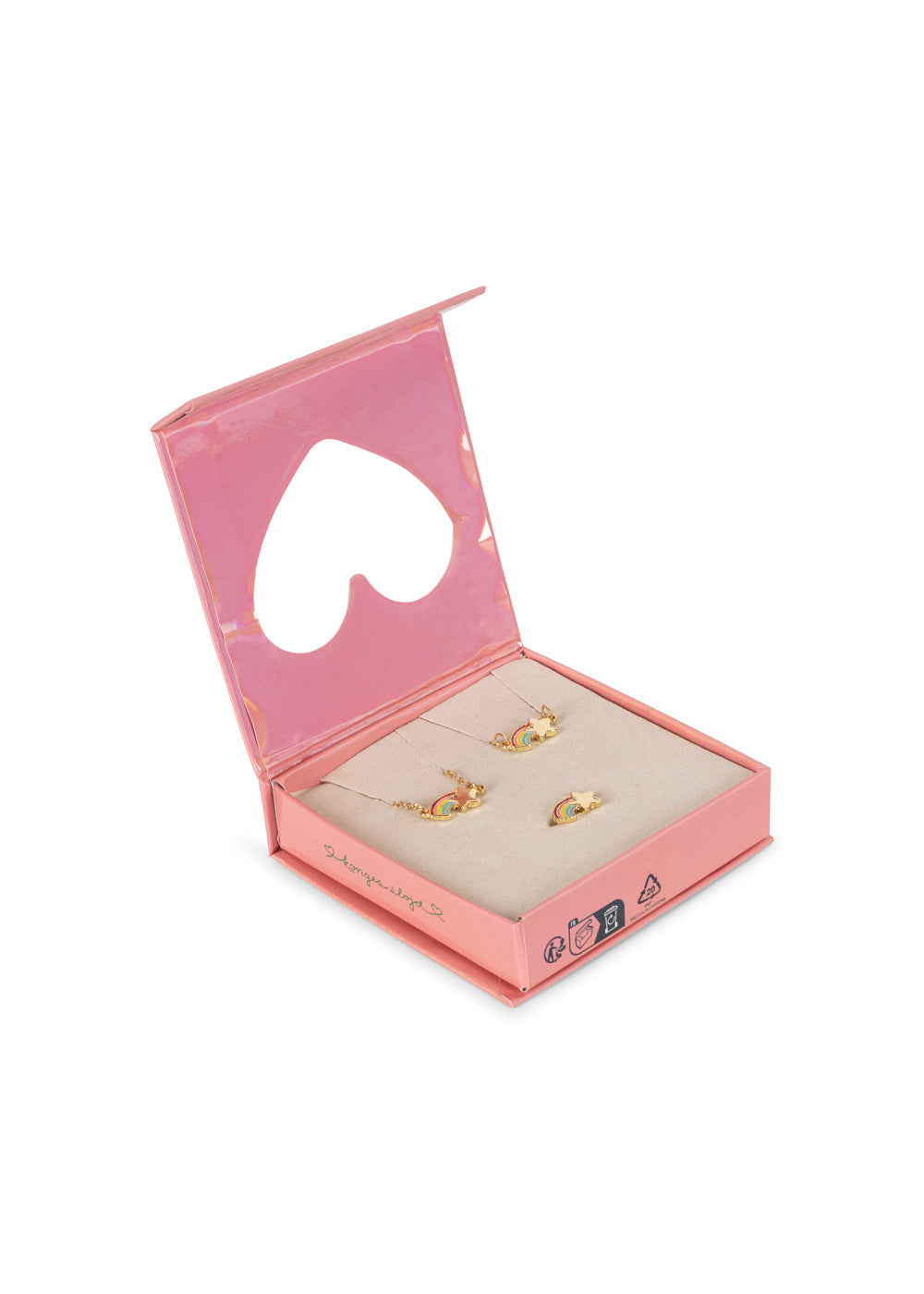 Konges Sløjd Rainbow Star Jewellery Set: Gold