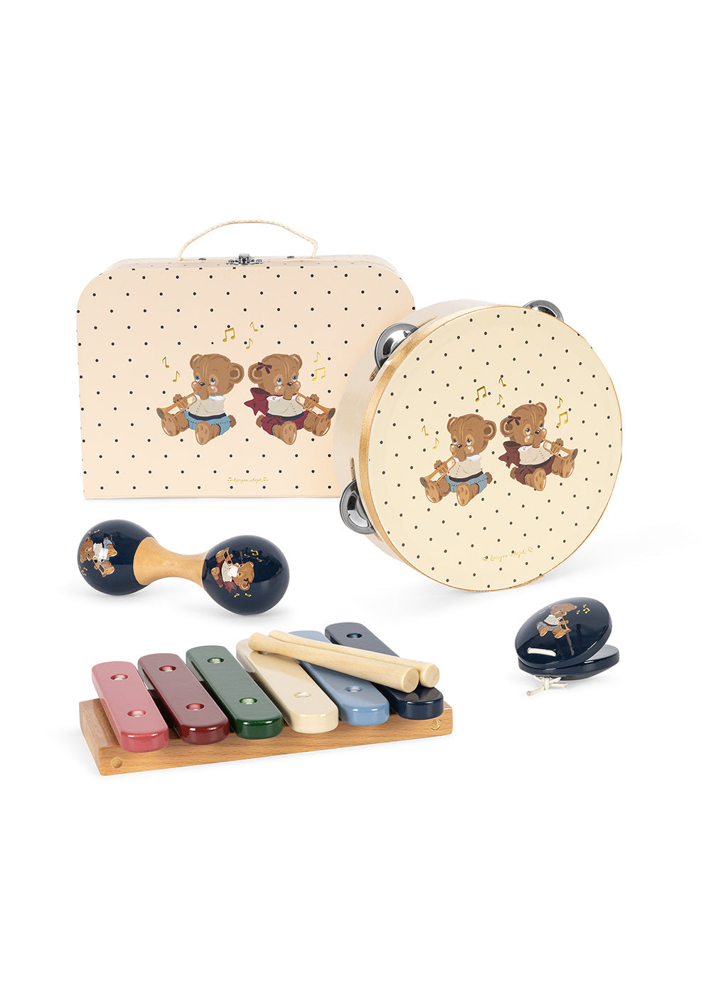 Konges Slojd Music Sets FSC in Teddy Bear