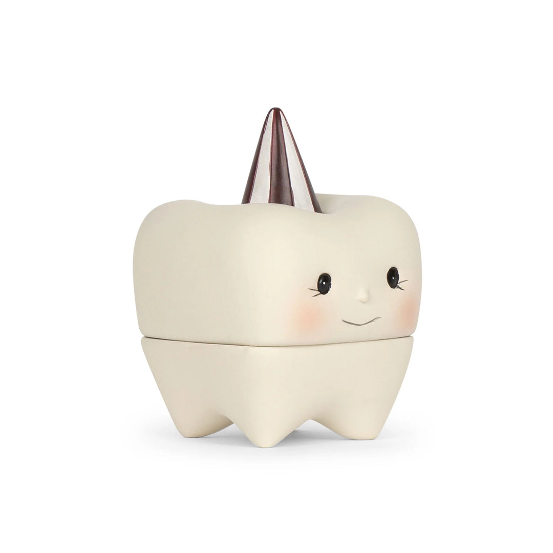 KONGES SLOJD TOOTH BOX: OFF WHITE