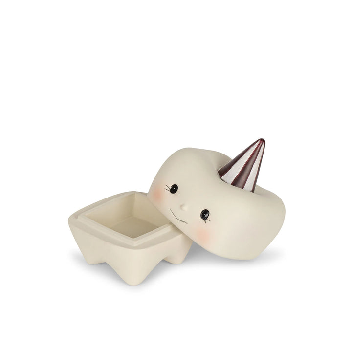 KONGES SLOJD TOOTH BOX: OFF WHITE