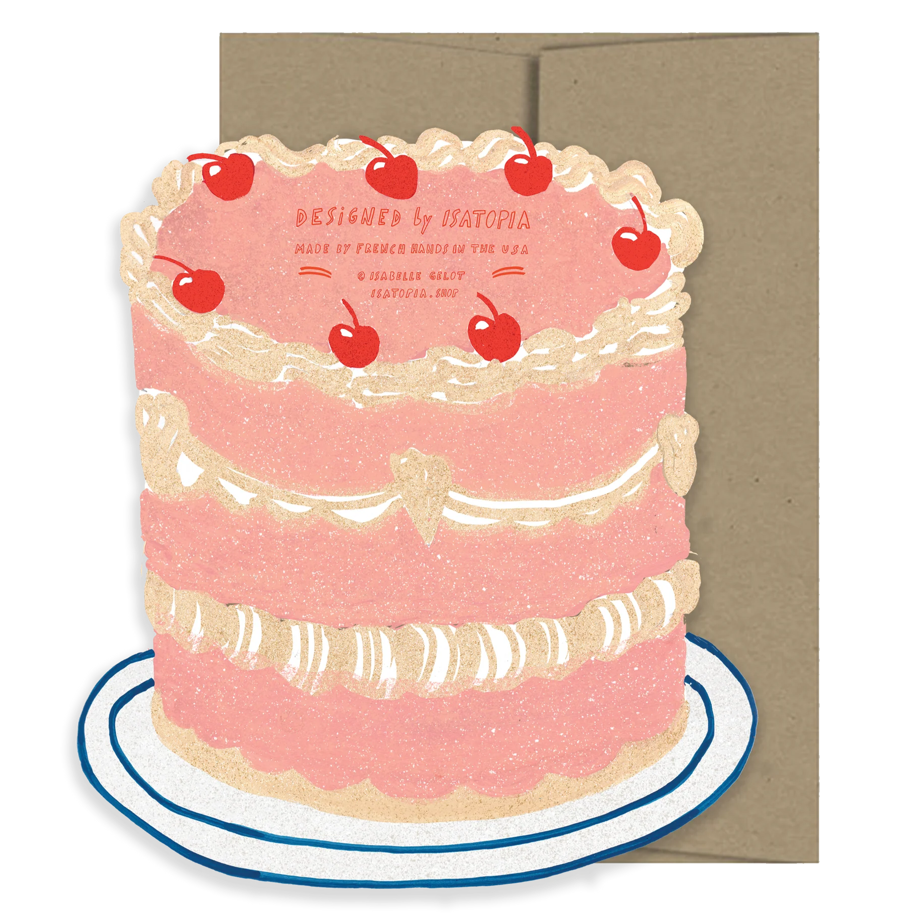 ISATOPIA PARTY CAKE CARD